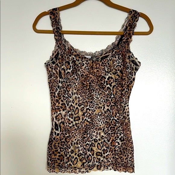 Hanky Panky Leopard Print Camisole - sz M - Picture 2 of 10